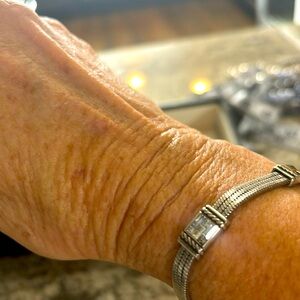 Beautiful crystal and silver Brighton bracelet.